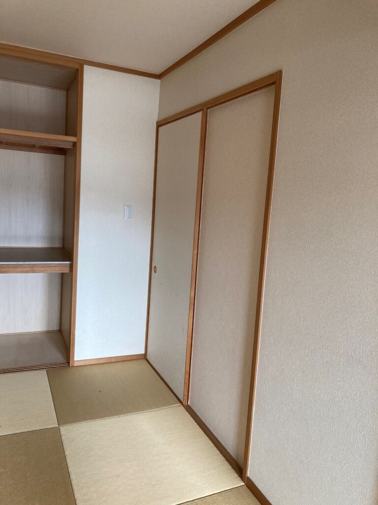 after　こちらからも廊下への出入り口もありました。