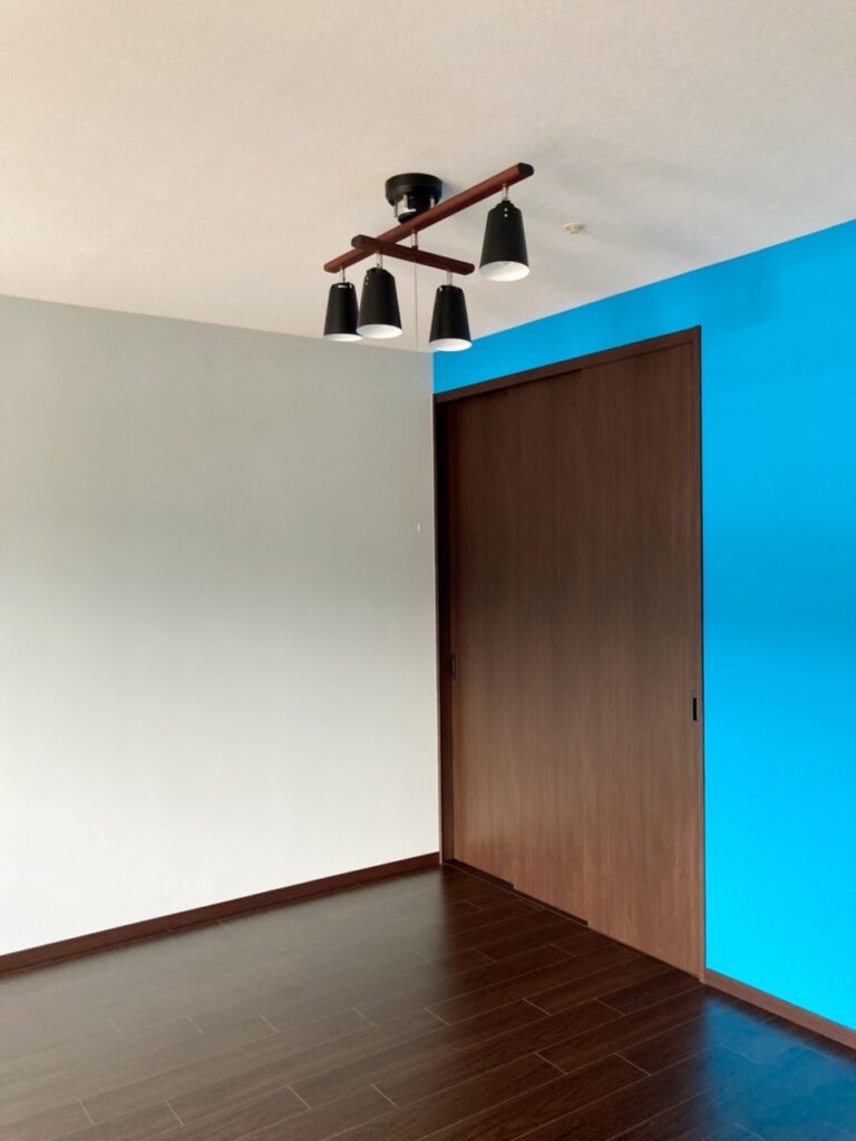 after　和室を撤去しLDKと一体化して拡張しました。この部屋は施主様のお仕事の作業部屋になります。