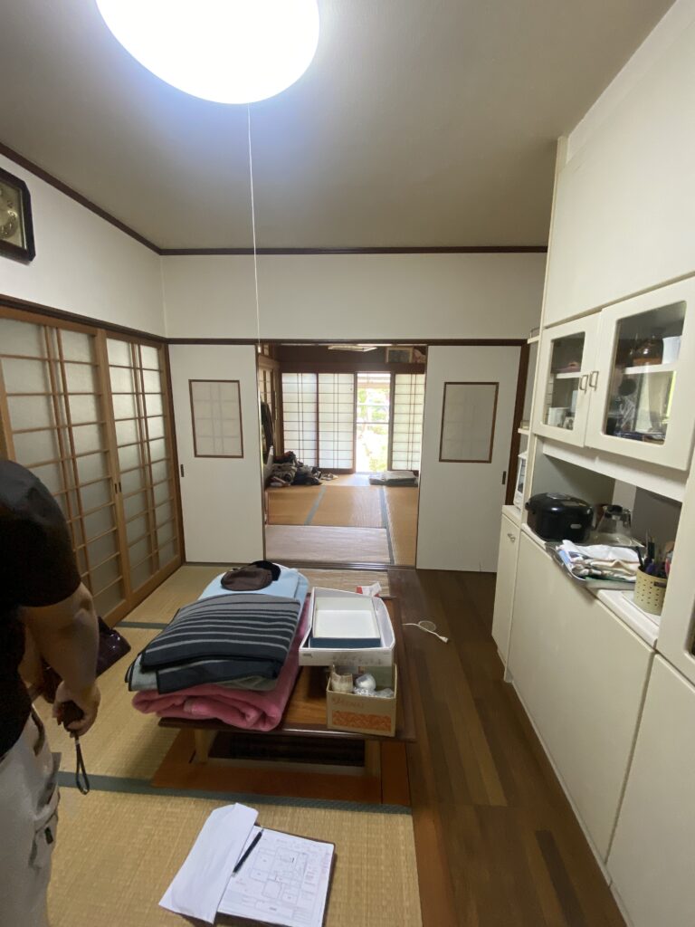 before　奥の和室はそのまま残しています。